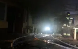 В Севастополе горела гостиница «Руслан и Людмила» (видео)
