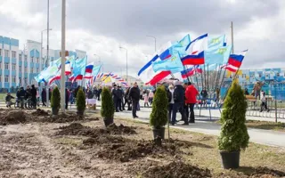 В Симферополе заложили парк «Крымская весна»