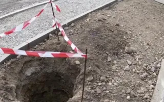 Подрядчик разворотил дорогу на Карла Либкнехта и исчез (видео)