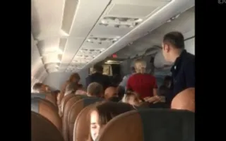 Авиадебошир скончался в самолете, летевшем в Крым (видео)
