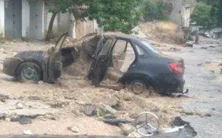 Гаражи, пострадавшие от схода сели в Севастополе, снесут (фото, видео)