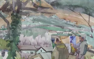 Выставлены акварели художницы Натальи Шишкиной