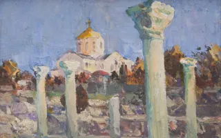 Творческий дуэт Анжелы Моисеенко и Всеволода Сухоруких на их совместной выставке