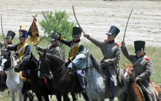 159 лет спустя реконструкторы повторили один из эпизодов Крымской войны — Балаклавское сражение