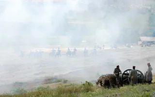 159 лет спустя реконструкторы повторили один из эпизодов Крымской войны — Балаклавское сражение