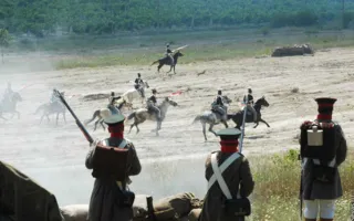 159 лет спустя реконструкторы повторили один из эпизодов Крымской войны — Балаклавское сражение