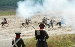 159 лет спустя реконструкторы повторили один из эпизодов Крымской войны — Балаклавское сражение