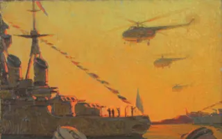 Галерея «Вернисаж» представила персональную выставку художника-фронтовика Петра Коломойцева