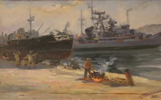 Галерея «Вернисаж» представила персональную выставку художника-фронтовика Петра Коломойцева