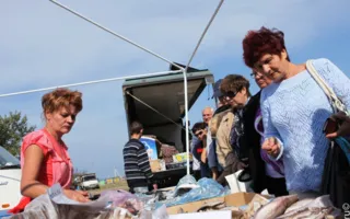 Народное гуляние по случаю трех праздников: Покрова Пресвятой Богородицы, Дня украинского казачества и Дня урожая