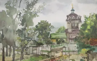 Лиричные акварели Валентины Носковой представлены на её персональной выставке «Перезвоны»