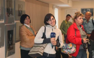 Солдаты Народной войны предстали перед посетителями 35-ой Береговой батареи на одноименной фотовыставке