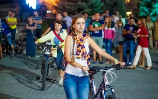 Ночной велопробег в Севастополе. Фоторепортаж
