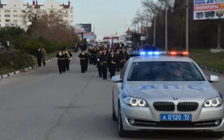 Строевая прогулка кадетов состоялась в Севастополе 