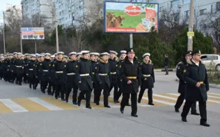 Строевая прогулка кадетов состоялась в Севастополе 