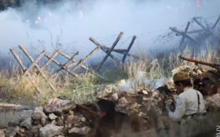 В исторической реконструкции «Бой-реквием «Непобеждённые» приняли участие более двухсот реконструкторов из России, Украины и Белоруссии