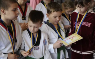 Первый турнир спортивного клуба «Оджас» среди детей и младших юношей по тхэквондо