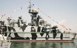 Выставка военной техники ко Дню Флота в Севастополе