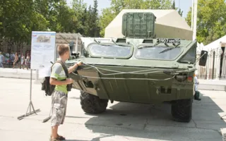 Выставка военной техники ко Дню Флота в Севастополе