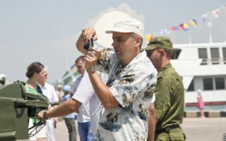 Выставка военной техники ко Дню Флота в Севастополе