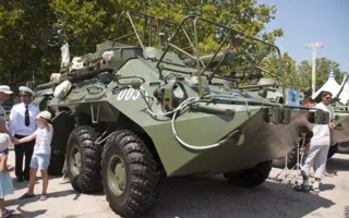 Выставка военной техники ко Дню Флота в Севастополе