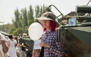 Выставка военной техники ко Дню Флота в Севастополе