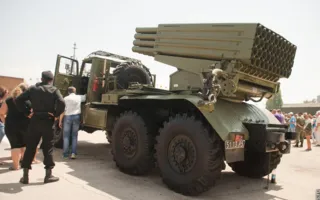 Выставка военной техники ко Дню Флота в Севастополе