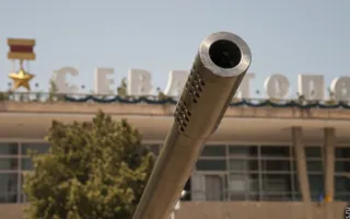 Выставка военной техники ко Дню Флота в Севастополе