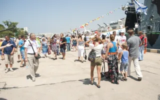 Выставка военной техники ко Дню Флота в Севастополе