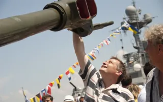 Выставка военной техники ко Дню Флота в Севастополе