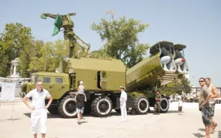 Выставка военной техники ко Дню Флота в Севастополе