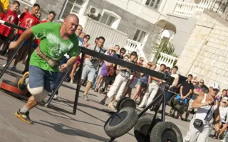 В богатырском многоборье севастопольские богатыри доказали свою любовь Севастополю