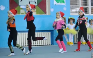 Юные гимнастки устроили новогодний праздник красоты и грации