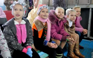 Юные гимнастки устроили новогодний праздник красоты и грации