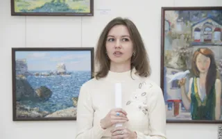 В галерее «Южный Эрмитаж» открылась новогодняя выставка картин молодых художников «Новогоднее настроение»