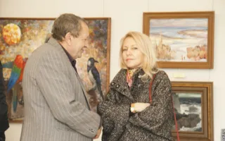 Новогодняя выставка картин открылась в выставочном зале Севастопольской организации Национального союза художников Украины