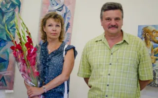 Художник Игорь Филиппов представил своё видение Херсонесских игр на выставке в Севастополе
