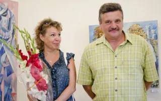 Художник Игорь Филиппов представил своё видение Херсонесских игр на выставке в Севастополе