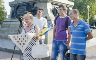 Севастопольские болельщики пожелали украинским биатлонистам быстро бежать и метко стрелять