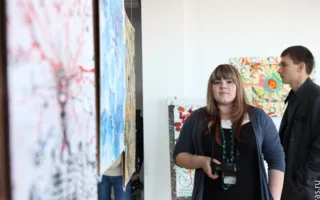 Открылась выставка абстрактных картин Кирилла Булатова
