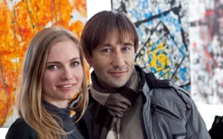 Открылась выставка абстрактных картин Кирилла Булатова