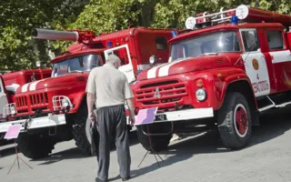 Выставка пожарной и аварийно-спасательной техники Севастополя