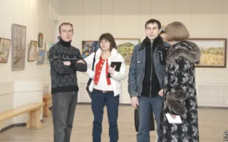 Разнообразие жанров и стилей представили молодые художники