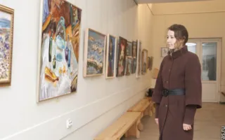 Разнообразие жанров и стилей представили молодые художники