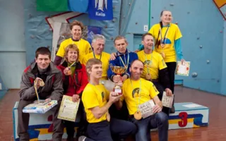 В Севастополе состоялся Чемпионат Украины по скалолазанию среди ветеранов-любителей