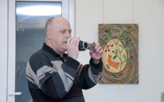 Живопись нитками на выставке гобеленовых картин Людмилы Матевушевой