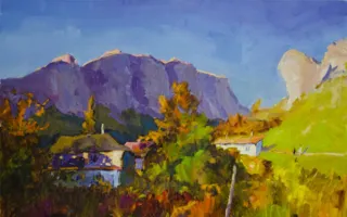 Выставка по итогам пленэра «Аквамарин IV» показала крымские красоты глазами украинских художников