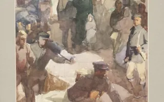 «Армейские зарисовки» севастопольского художника Анатолия Сухоруких ко Дню защитника отечества