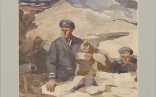 «Армейские зарисовки» севастопольского художника Анатолия Сухоруких ко Дню защитника отечества