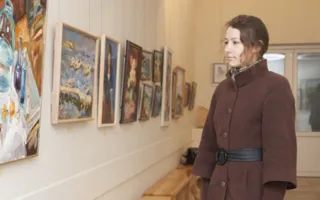 Красочные пейзажи и натюрморты на персональной выставке картин молодой художницы Анастасии Гаевской